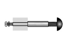 System Plast VG-210Q-05-25-516 SpeedSet (Polyamide Bracket), Polyamide, 0.75" Rod Diameter, Series VG-210QSpeedSet (Polyamide Br