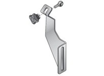 System Plast VG-223-12-02 Stainless Steel Bracket, Stainless Steel, 0.5" Rod Diameter, 3.69" Depth, 8.85" Height, Series VG-223S