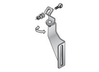 System Plast VG-223RN-12-01 Stainless Steel Brackets, Stainless Steel, 0.5" Rod Diameter, 3.44" Depth, 8.85" Height, Series VG-2