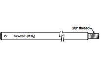 System Plast VG-252-4-38 Stainless Steel Rod, Stainless Steel, 4" Length, 1/2" Rod Diameter, Series VG-252Stainless Steel Rod, S