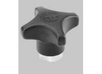 System Plast VG-280PP-38F Bracket Hand Knobs, Polypropylene, 1.48" Height, 3/8-16 Thread, Series VG-280Bracket Hand Knobs, Polyp