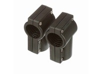 System Plast VG-311-T2020 Tee Leg Tie, Polyamide, 3.3" Width, 5.3" Height, 2" Vertical Tube, 2" Horizontal Tube, Series VG-311Te