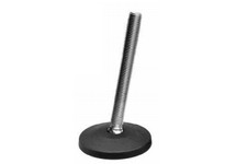 System Plast VG-505-01-S58-L3 Leveler (Polyamide Base), Polyamide, 3.15" Base Diameter, 3.74" Length, 2.47" Spindle Length, 5/8-