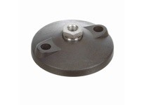 System Plast VG-511B-02-S12 Leveler (Polyamide Base), Polyamide, 4" Base Diameter, 1.35" Length, 1/2-13 Thread, Series VG-511Lev