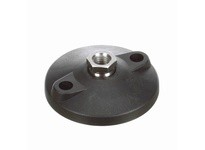 System Plast VG-511B-02-S58 Leveler (Polyamide Base), Polyamide, 4" Base Diameter, 1.35" Length, 5/8-11 Thread, Series VG-511Lev