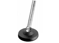 System Plast VG-518H-01-SM20-L8 Leveler (Polyamide Base), Polyamide, 4.33" Base Diameter, 7.83" Length, 6.01" Spindle Length, M2