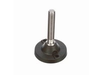 System Plast VG-520-02-S100-L7T Leveler (Polyamide Base), Polyamide, 4.84" Base Diameter, 7.45" Length, 4.84" Spindle Length, 1-