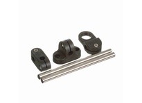 System Plast VG-615A-10M-19 Sensor Mounting Assembly, Polyamide, 19 mm Bore, 6" Width, 6" Length, 10 mm Rod Diameter, Series VG-