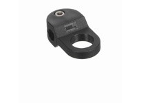 System Plast VG-618-10M-19 Accessory Holder, Polyamide, 19 mm Bore, 1.17" Width, 2.3" Length, 10 mm Rod Diameter, Series VG-618A