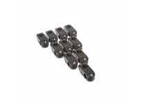 System Plast VG-620-58-58 Cross Block, Acetal, 1.13" Width, 1.13" Length, 5/8" Rod Diameter, 2.88" Height, Series VG-620Cross Bl