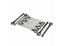 System Plast VG-628-50-12-34 Accessory Holder and Rod, Polyamide, 5" Rod Length, 1/2" Rod Diameter, 1.17" Height, Series VG-628A