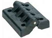 System Plast VG-634-DD Type 1 Hinge, Polyamide, 5/16-18 Thread, Black, for 25 mm or 30 mm Tube, Series VG-634Type 1 Hinge, Polya
