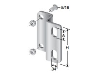 System Plast VG-681-4 Steel Channel Hardware | Stainless Steel | YarinInd