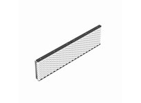 System Plast VG-682-PL-6-6 Steel Channel Roller Combiner Rail, 1.5" Width x 6.48" Height x 72" Length, Beige Galvanized SteelSte