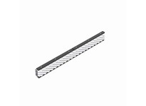 System Plast VG-682-SS-2-10 Steel Channel Roller Combiner Rail, 1.5" Width x 2.7" Height x 120" Length, Beige Stainless SteelSte
