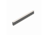 System Plast VG-686A-1.25-09 Aluminum Channel Speedrail, 0.98" Width x 1.75" Height x 108" Length, GrayAluminum Channel Speedrai