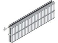 System Plast VG-688-3.3-05 Aluminum Channel Speedroll, 1.1" Width x 3.72" Height x 60" Length, GrayAluminum Channel Speedroll, 1