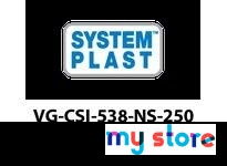 System Plast VG-CSI-538-NS-250 CAP, BAR, NOLU-S, 1/8", 250'