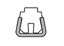 System Plast VG-GSCG-#80-10 Conical Guides Chain Guide Rail, 0.67" Width x 0.67" Height x 120" Length, White UHMW-PEConical Guid