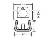 System Plast VG-GSCT-10 Conical Guides Cable Guide Rail | Industrial Supplies