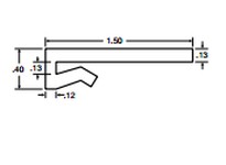 System Plast VG-J150-125-20 J-Legs, 1.5" Width x 0 | YarinInd