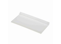 System Plast VG-J300-188-10 J-Legs, 3" Width x 0.54" Height x 10' Length | White UHMW-PE | Industrial Supplies