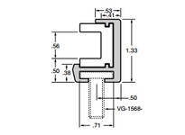 System Plast VG-MBG-50-NS-10 Aluminum Guide Channels | YarinInd