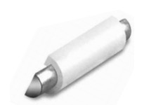 System Plast VG-P12HR-20 Round and Half Round Bar Half Round Cover, 0.68" Width x 20' Length, White UHMW-PERound and Half Round 