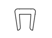 System Plast VG-P14BC-NS-100 Bar Cap, 0.5" Width x 0.5" Height x 100' Length, Grey Nolu-SBar Cap, 0.5" Width x 0.5" Height x 100