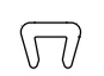 System Plast VG-P14SBC-100 Bar Cap, 0.5" Width x 0.38" Height x 100' Length | White UHMW-PE