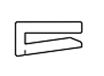 System Plast VG-P18CC-NS-250 J-Legs, 0.75" Width x 250' Length | Grey Nolu-SJ-Legs