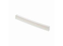 System Plast VG-P18HD-20 Bar Cap | 0.43" Width x 0.75" Height x 20' Length | White UHMW-PE