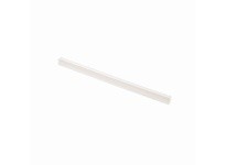 System Plast VG-P18SBC-10 Bar Cap, 0.31" Width x 0.38" Height x 10' Length, White UHMW-PEBar Cap, 0.31" Width x 0.38" Height x 1