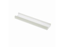 System Plast VG-P1910BC-20 Bar Cap Bar Cover, 1.31" Width x 0.45" Height x 20' Length, White UHMW-PEBar Cap Bar Cover, 1.31" Wid