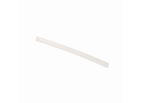 System Plast VG-P204-20 Bar Cap, 0.25" Width x 0.34" Height x 20' Length | White UHMW-PE