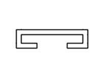 System Plast VG-P2115BC-20 Bar Cap Bar Cover, 0.45" Width x 0.45" Height x 20' Length, White UHMW-PEBar Cap Bar Cover, 0.45" Wid