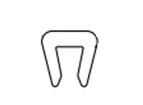 System Plast VG-P316BC-20 Bar Cap, 0.42" Width x 0.42" Height x 20' Length, White UHMW-PEBar Cap, 0.42" Width x 0.42" Height x 2