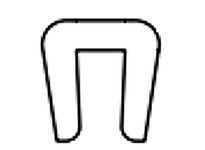 System Plast VG-P316SBC-250 Bar Cap, 0.5" Width x 0.5" Height x 250' Length | White UHMW-PE | Industrial Supplies