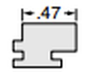 System Plast VG-P376-10 Chain and Cable Guide Chain Guide, 10' Length, Green UHMW-PEChain and Cable Guide Chain Guide, 10' Lengt