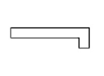 System Plast VG-P417CT-10 Chain and Cable Guide Angle | Durable White UHMW-PE