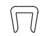 System Plast VG-P516BC-250 Bar Cap, 0.53" Width x 0.51" Height x 250' Length, White UHMW-PEBar Cap, 0.53" Width x 0.51" Height x