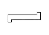 System Plast VG-P7701-10 Chain and Cable Guide, 0.81" Width x 0.25" Height x 10' Length, White UHMW | Industrial Supplies