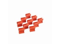 System Plast VG-QSC-30M SpeedSet (Spacer), Polypropylene, 1.18" Length, 0.75" Rod Diameter, Orange, Series VG-QSCSpeedSet (Space
