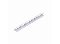 System Plast VG-SSLT-1.0X.38-20 Conical Guides Ell Tee Guide Rail, 1.25" Width x 1.21" Height x 240" Length, White UHMW-PEConica