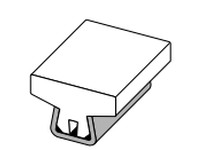 System Plast VG-SST-1.25-NS-10 Conical Guides Tee Guide Rail, 1.25" Width x 0.83" Height x 120" Length, Grey Nolu-SConical Guide