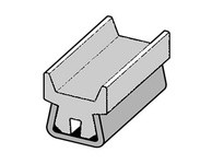 System Plast VG-SSVBG-.75B-10 SS VBLT 10' RAIL GUIDE