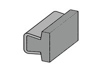 System Plast VG-SSWFS-12 Conical Guides Wide Flat Guide Rail | Industrial Supplies