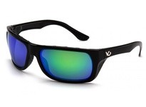 Pyramex Venture Gear Vallejo VGSB931 Safety Glasses Green Polarized Mirror Lens with Black FrameVenture Gear Vallejo Safety Glas