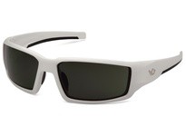 Pyramex Venture Gear Pagosa VGSW522T Safety Glasses Forest Gray Anti-Fog Lens with White FrameVenture Gear Pagosa Safety Glasses