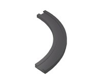 System Plast VT-SR-980-T-24-0325 Curved and Straight Tracks (TAB), NOLU-SR, 24" Radius, 3.75" Width, 1" Height, Series VT-SR-980